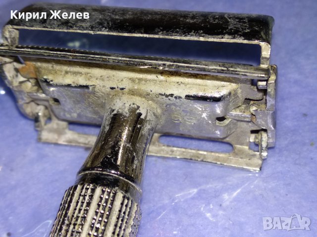 Стара РЕТРО КОЛЕКЦИОНЕРСКИ РЯДЪК МОДЕЛ САМОБРЪСНАЧКА ЖИЛЕТ с МАРКРОВКИ 12486, снимка 4 - Колекции - 43805891