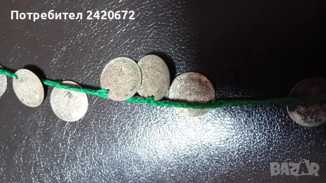 накит със сребърни пендари, снимка 2 - Колиета, медальони, синджири - 53519863