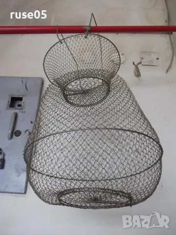Живарник сгъваем метален рибарски нов, снимка 2 - Екипировка - 50422091