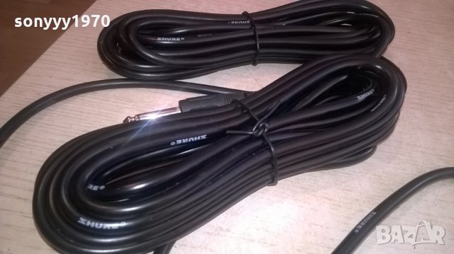 shure mic cable-нов кабел за микрофон-65лв за брои, снимка 2 - Микрофони - 27396315