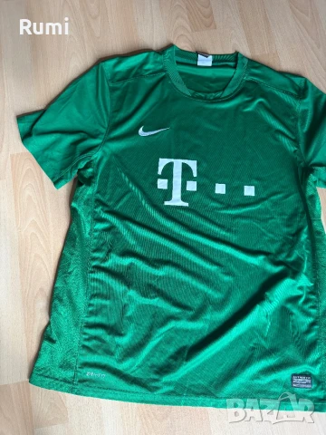 Оригинална зелена мъжка тениска NIKE DRY-FIT ! XL, снимка 2 - Тениски - 51228852