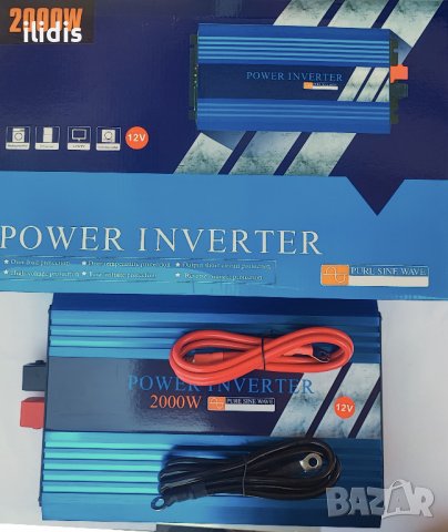 Инвертор 12 и 24 волта чиста синусоида, POWER Inverter Pure sine wawe,  соларни контролери, панели, снимка 4 - Друга електроника - 37118211