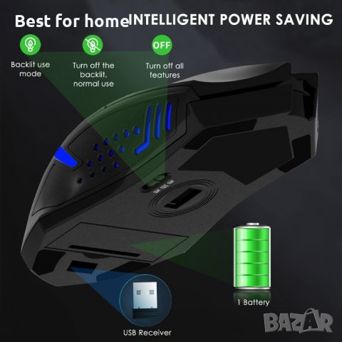 Професионална игрална оптична мишка ET TECH X-08 7 бутона, снимка 6 - Клавиатури и мишки - 38496840