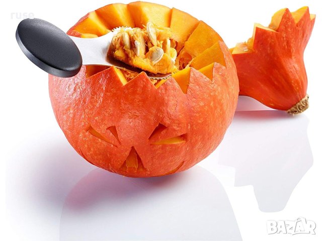 НОВИ! Комплект за карвинг на тикви, дини и други плодове с 4 бр. шаблони за фенери, снимка 9 - Прибори за хранене, готвене и сервиране - 43132307