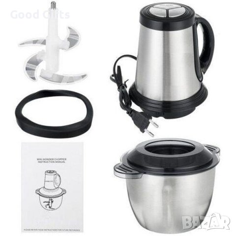 Професионален чопър Food King , 800 W, 5 литра Food King, снимка 3 - Чопъри и пасатори - 38096461