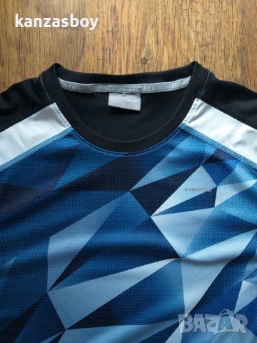 HEAD VISON GRAPHIC BLUE T-SHIRT - страхотна мъжка тениска КАТО НОВА , снимка 3 - Тениски - 40581074