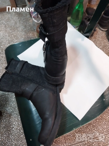 Продавам зимни кожени ботуши 38 номер, снимка 6 - Дамски ботуши - 52704037