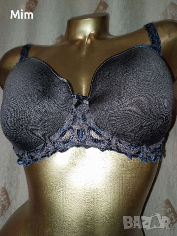 Triumph 80 D Кафяв сутиен с дантела , снимка 5 - Бельо - 44889544