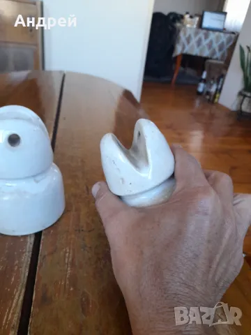 Стар порцеланов изолатор,изолатори #8, снимка 4 - Други ценни предмети - 50130185