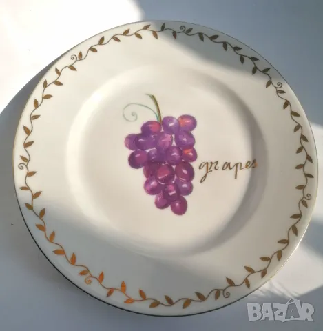 Чиния Грозде 🍇⚜️, снимка 2 - Декорация за дома - 48737940