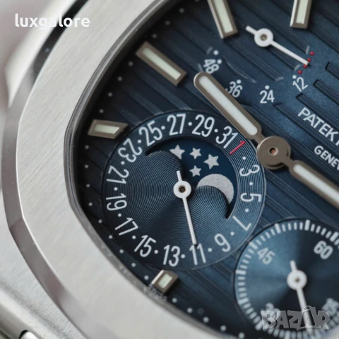 Мъжки часовник Patek Philippe Nautilus 5712/1A-001 с автоматичен механизъм, снимка 7 - Мъжки - 51149388
