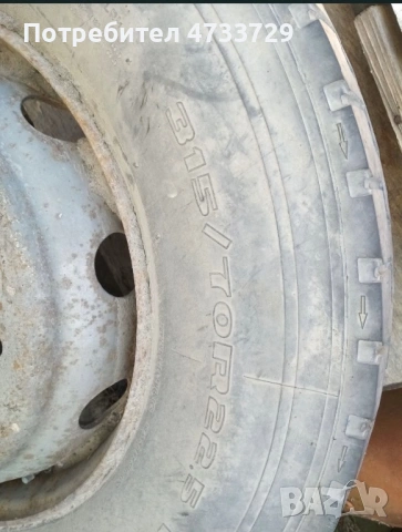 Джанта с гума за камион, снимка 3 - Гуми и джанти - 53482636