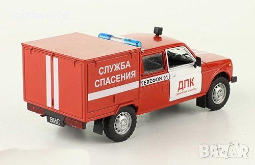 ВАЗ Нива ВИС-294611 1991 - мащаб 1:43 на DeAgostini моделът е нов в блистер, снимка 3 - Колекции - 27759904