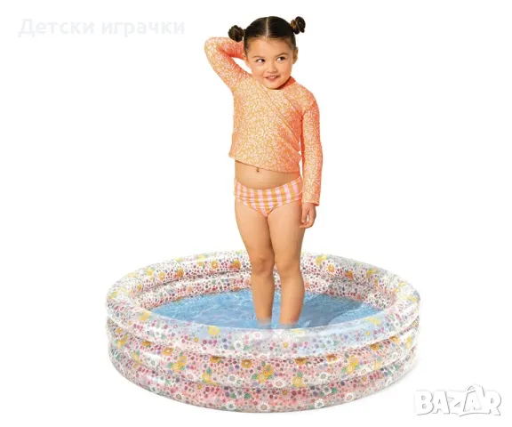 Бебешки надуваем басейн Intex Sweet Blossom, 86 х 25 см, снимка 7 - Басейни и аксесоари - 50055717