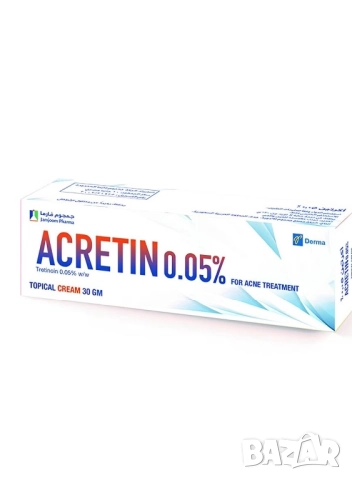 Ретинол Третиноин мелазмe хиперпигментация акне лице Acretin 0,025 0,05 