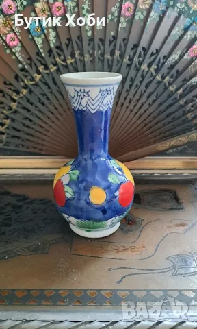 Дуо винтидж вази, Китай 70 - те г.г , снимка 3 - Антикварни и старинни предмети - 49613796