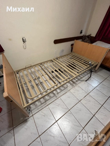 Електрическо болнично легло с актидекубитален матрак, снимка 3 - Други - 52921603