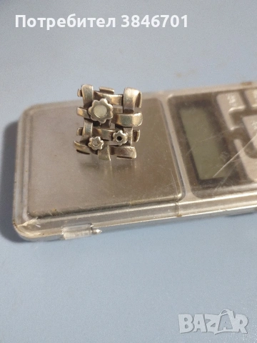 масивен сребърен пръстен 