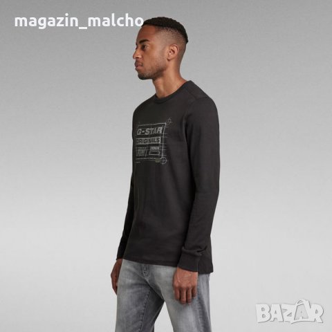 МЪЖКА БЛУЗА – G-STAR RAW Originals Blueprint; размери: M, L, XL и 2XL, снимка 3 - Блузи - 35323880