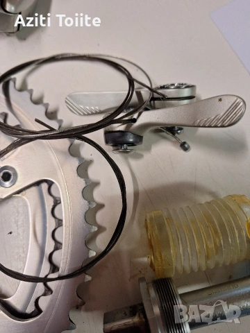 vintage groupset shimano 105 series 1051, снимка 13 - Части за велосипеди - 53017422