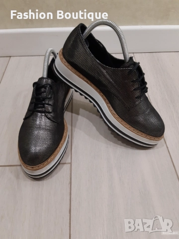 Дамски затворени обувки със стабилна подметка, 36/37 номер , снимка 10 - Дамски ежедневни обувки - 51818299