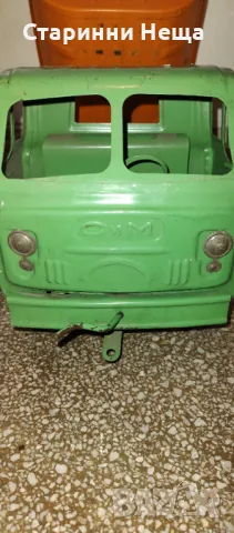  РЕДКАЖ стар метален камион СИМ  стар руски камион ламаринен камион стари руски  играчки , снимка 5 - Колекции - 48003774