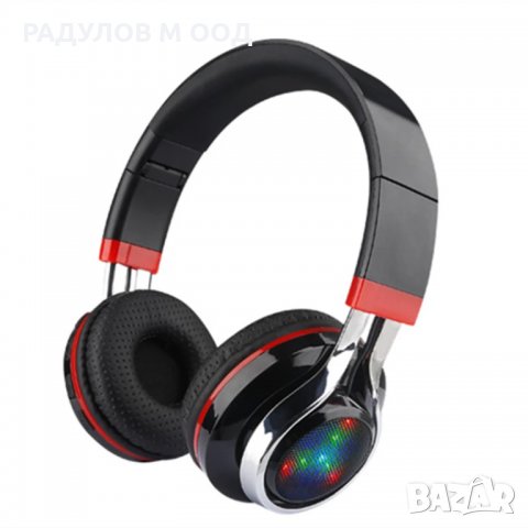 Мултифункционални слушалки Wireless/Bluetоoth/LED/MP3/Radio STN-18 / 4055, снимка 11 - Bluetooth слушалки - 35408282