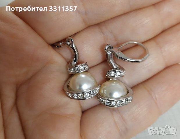 Комплект бижута, колие с висулка и обеци 18KRGP, снимка 4 - Бижутерийни комплекти - 43059404