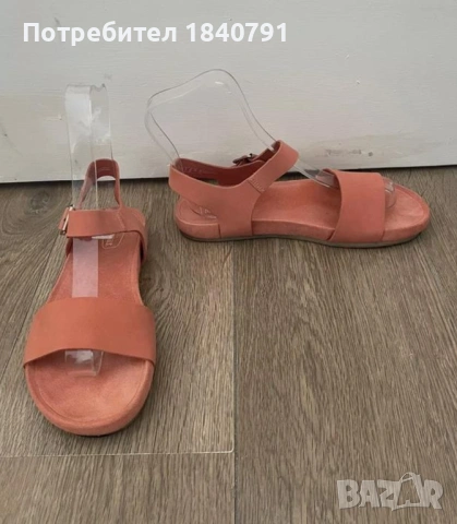 Clarks сандали – оротопедични, велур, №40, снимка 7 - Сандали - 53453167