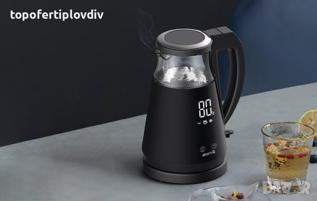 Електрическа кана Deerma Electric Kettle,Гаранция, снимка 3 - Кани - 52385702