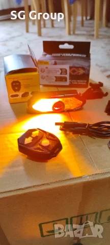 LED Стоп + мигачи аварийни светлини, снимка 2 - Аксесоари за велосипеди - 51416391