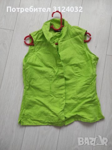 Продавам риза с къс ръкав от лен, снимка 1