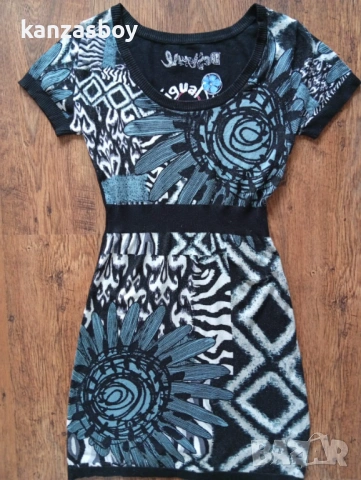 DESIGUAL women's knit dress - дамска рокля, снимка 2 - Рокли - 53574683