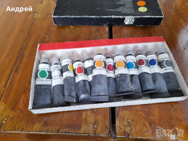 Стари Темперни бои,боички #2, снимка 4 - Други ценни предмети - 32562745