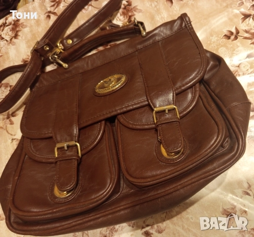 SANCHEZ Оригинал Нова Кожена Дамска Чанта , снимка 2 - Чанти - 52793438