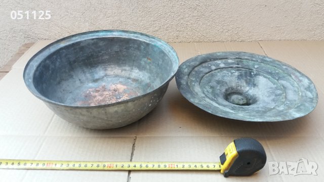 кована възрожденска бакърена тенджера , снимка 6 - Антикварни и старинни предмети - 43481425