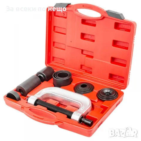 Скоба и втулки за монтаж и демонтаж на лагери и шарнири 10 части ForceKraft, снимка 2 - Други инструменти - 50326908