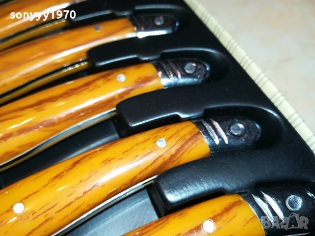 france-lou laguiole x 6 маркови ножа 2907221938, снимка 9 - Колекции - 37536761