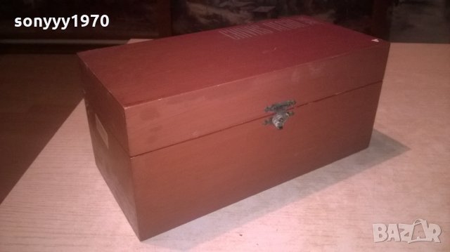 CHIVAS REGAL-ДЪРВЕНА КУТИЯ-24Х12Х11СМ-ВНОС ШВЕЦИЯ, снимка 16 - Колекции - 28046350