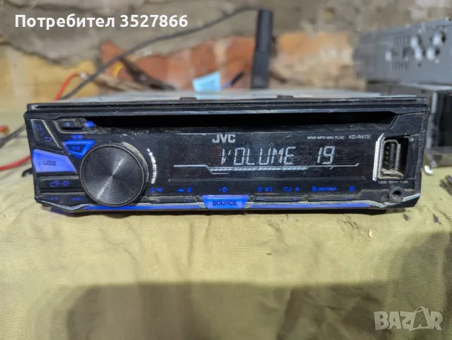 CD плеър за кола JVC KD-R472, снимка 2 - Ресийвъри, усилватели, смесителни пултове - 49456255
