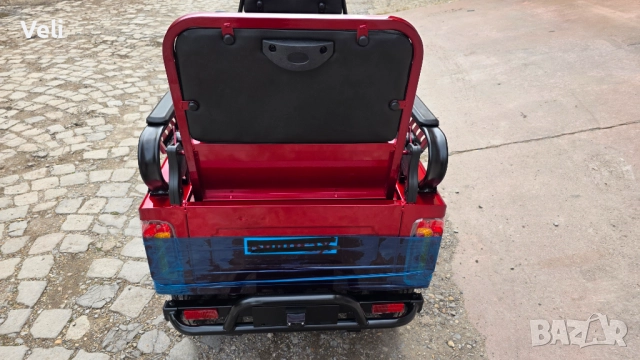 Ел.триколка Карго Лукс 1500W,60V, снимка 5 - Мотоциклети и мототехника - 52147573