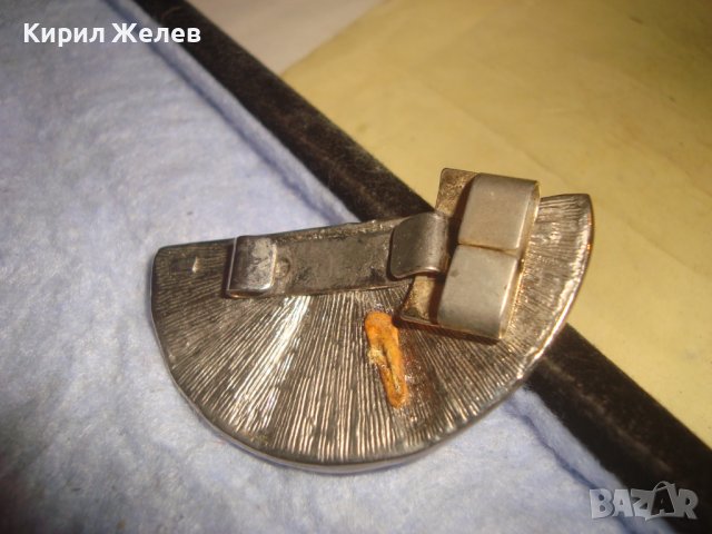 СТАРА ПОЗЛАТЕНА АРТ АПЛИКАЦИЯ ИНКРУСТИРАНА с ИСКРЯЩИ ФАСЕТИРАНИ КРИСТАЛИ НАКИТ БИЖУ УКРАШЕНИЕ 10556, снимка 2 - Други - 37715836