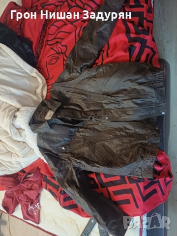 Кожено яке полушуба естествена кожа, снимка 10 - Якета - 52186760