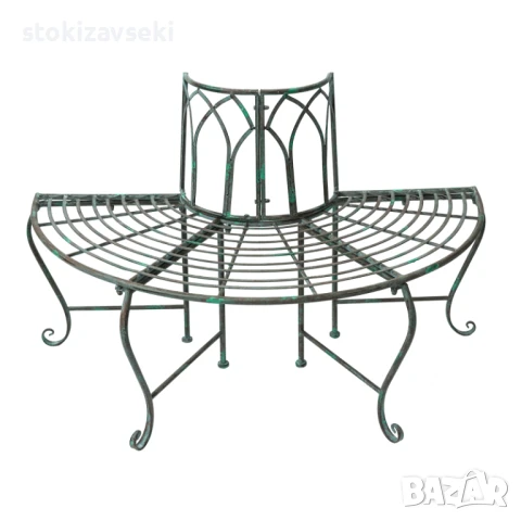 Метален цветарник с орнаменти, 127*60*78см, снимка 2 - Други стоки за дома - 51220868