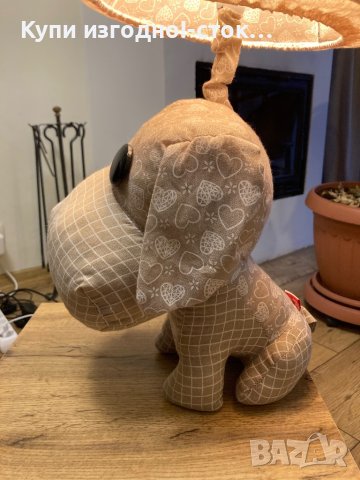 Лампа плюшена играчка - куче от Beiyuan 55см височина, снимка 3 - Друга електроника - 43674211