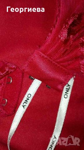 Нова розово червена рокля  👗🍀S, S/M👗🍀арт.445, снимка 9 - Рокли - 28933676