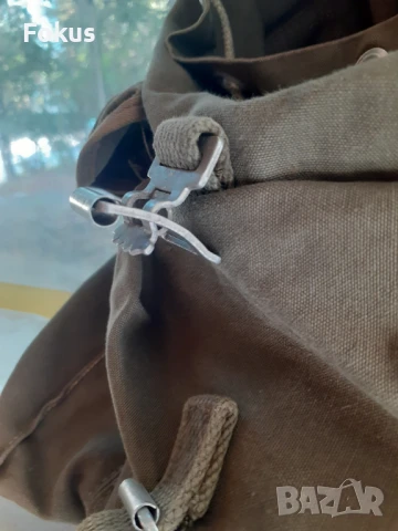 Стара армейска военна раница с метален самар печати, снимка 6 - Антикварни и старинни предмети - 51055234