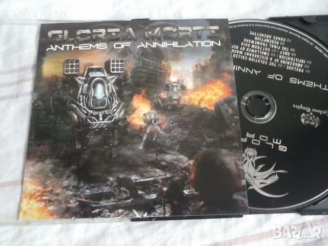 Gloria Morti – Anthems Of Annihilation оригинален диск, снимка 1 - CD дискове - 39715994