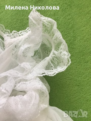 Бяла официална рокля 1-2 г, снимка 6 - Бебешки рокли - 37310169