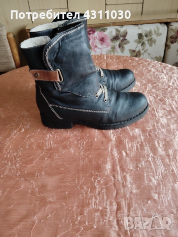 Дамски боти  Rieker 38 номер, снимка 5 - Дамски боти - 53416146